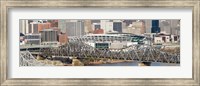 Framed Bridge across a river, Paul Brown Stadium, Cincinnati, Hamilton County, Ohio, USA