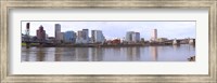 Framed Buildings at the waterfront, Portland, Multnomah County, Oregon, USA 2010