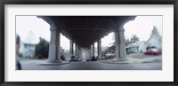 Framed Low angle view of a bridge, Fremont Bridge, Fremont, Seattle, Washington State, USA