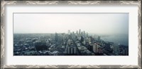 Framed City viewed from the Space Needle, Queen Anne Hill, Seattle, Washington State, USA 2010