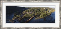 Framed High angle view of a town, Harpers Ferry, Jefferson County, West Virginia, USA