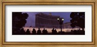 Framed Low angle view of a hotel, Bellagio Resort And Casino, The Strip, Las Vegas, Nevada, USA