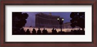 Framed Low angle view of a hotel, Bellagio Resort And Casino, The Strip, Las Vegas, Nevada, USA