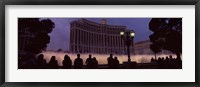 Framed Low angle view of a hotel, Bellagio Resort And Casino, The Strip, Las Vegas, Nevada, USA