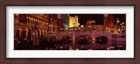 Framed Arch bridge across a lake, Las Vegas, Nevada, USA