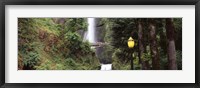 Framed Multnomah Falls, Hood River, Columbia River Gorge, Oregon