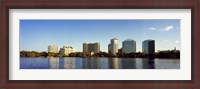 Framed Lake Eola, Orlando, Florida (distant view)