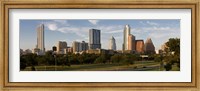 Framed Buildings in a city, Austin, Texas