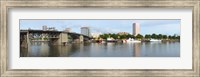 Framed Morrison Bridge, Willamette River, Portland, Oregon