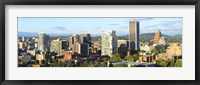 Framed Skyscrapers in a city, Portland, Oregon