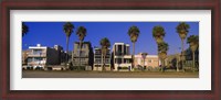Framed Buildings in a city, Venice Beach, City of Los Angeles, California, USA
