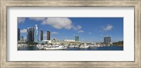 Framed Buildings in a city, San Diego Convention Center, San Diego, Marina District, San Diego County, California, USA