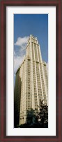Framed Low angle view of a building, Woolworth Building, Manhattan, New York City, New York State, USA