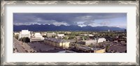 Framed Dark Skies Over Anchorage, Alaska