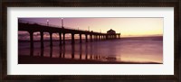 Framed Manhattan Beach Pier, California