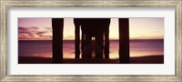 Framed View from Under Manhattan Beach Pier, California