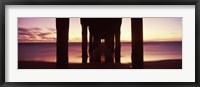 Framed View from Under Manhattan Beach Pier, California