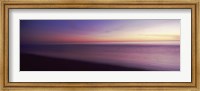 Framed Ocean at sunset, Los Angeles County, California, USA