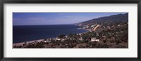 Framed High angle view of an ocean, Malibu Beach, Malibu, Los Angeles County, California, USA