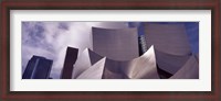 Framed Low angle view of Walt Disney Concert Hall, Los Angeles
