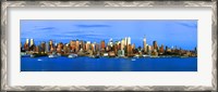 Framed Manhattan skyline, New York City, New York State, USA