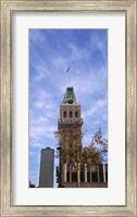 Framed Low angle view of an office building, Tribune Tower, Oakland, Alameda County, California, USA