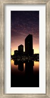 Framed Buildings at the waterfront, Lake Merritt, Oakland, Alameda County, California, USA