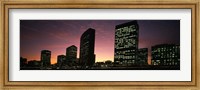 Framed Buildings at the waterfront, Oakland, Alameda County, California, USA