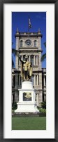 Framed Statue of King Kamehameha, Aliiolani Hale, Honolulu, Hawaii (vertical)