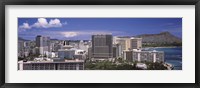 Framed Honolulu Buildings, Oahu, Honolulu County, Hawaii