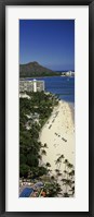 Framed Beach in Honolulu, Hawaii