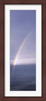 Framed Rainbow over ocean, Honolulu, Oahu, Hawaii, USA