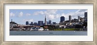 Framed City at the waterfront, Coit Tower, Telegraph Hill, San Francisco, California