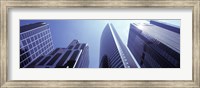 Framed Low angle view of skyscrapers, Chicago, Cook County, Illinois, USA