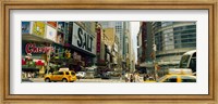 Framed 42nd Street, Eighth Avenue, Times Square, Manhattan, New York