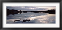 Framed Reflection of clouds in a lake, Loch Raven Reservoir, Lutherville-Timonium, Baltimore County, Maryland