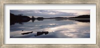 Framed Reflection of clouds in a lake, Loch Raven Reservoir, Lutherville-Timonium, Baltimore County, Maryland