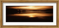 Framed Reflection of clouds in a lake at sunset, Loch Raven Reservoir, Lutherville-Timonium, Baltimore County, Maryland