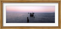 Framed Pier in the Atlantic Ocean, Dilapidated Pier, North Point State Park, Edgemere, Baltimore County, Maryland, USA