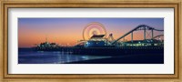 Framed Ferris wheel on the pier, Santa Monica Pier, Santa Monica, Los Angeles County, California, USA