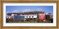 Framed Raymond James Stadium home of Tampa Bay Buccaneers, Tampa, Florida