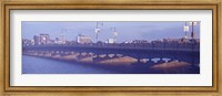 Framed Bridge across a river, Longfellow Bridge, Charles River, Boston, Suffolk County, Massachusetts, USA