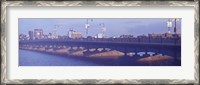 Framed Bridge across a river, Longfellow Bridge, Charles River, Boston, Suffolk County, Massachusetts, USA