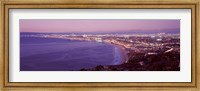 Framed View of Los Angeles downtown, California, USA