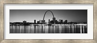 Framed Black and white view of St. Louis, Missouri