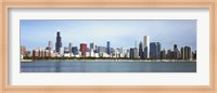 Framed Skyscrapers at the waterfront, Lake Michigan, Chicago, Cook County, Illinois, USA 2011