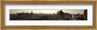 Framed High angle view of buildings in a city at dawn, Manhattan, New York City, New York State, USA