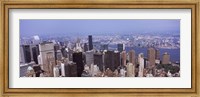 Framed High angle view of buildings in Manhattan, New York City