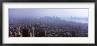 Framed Hazy view of Manhattan