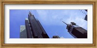 Framed Low angle view of skyscrapers in a city, New York City, New York State, USA 2011